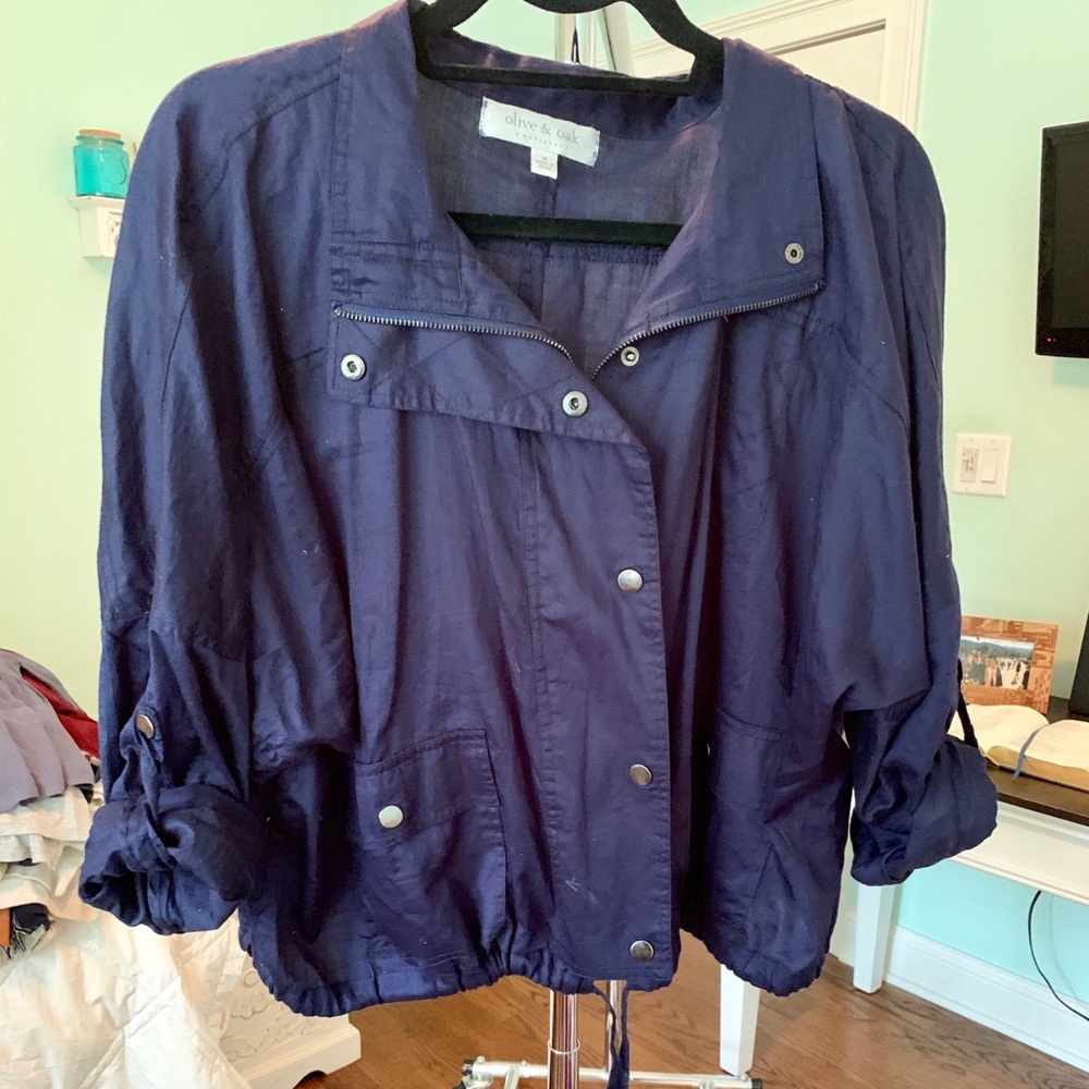 Navy blue jacket